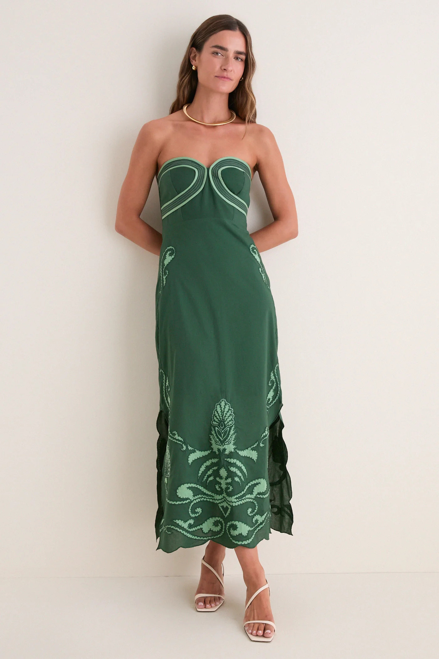 Regal Scallop Hayden Midi Dress | Tuckernuck (US)