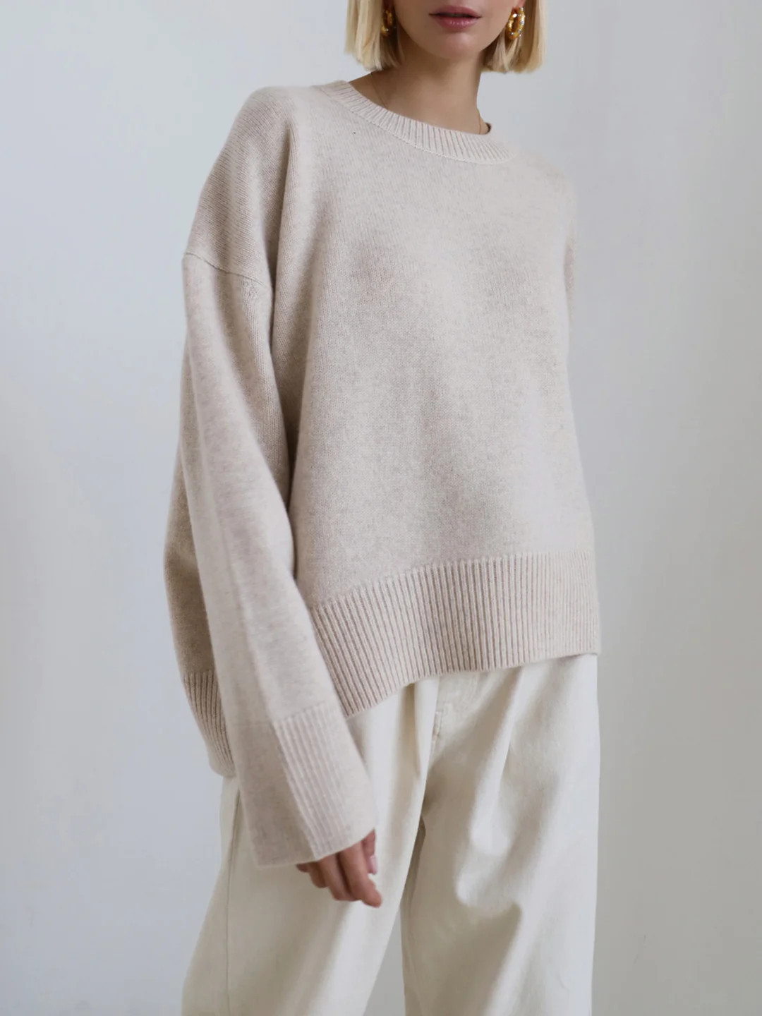 Candyfloss Oversized Pullover Sweater | Commense