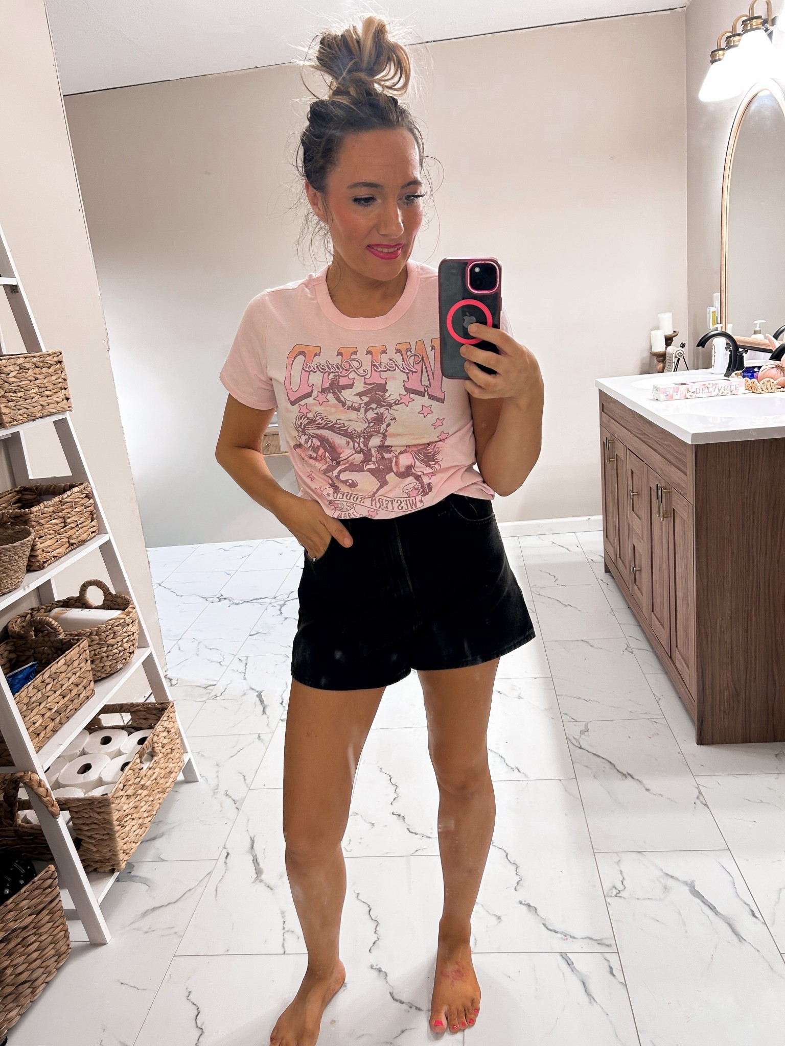 This really cute western graphic tee from Walmart

#LTKPetite #LTKSpringSale