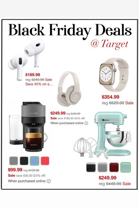 Black Friday deals at Target! #blackfriday #blackfridaydeals #targett

#LTKCyberWeek