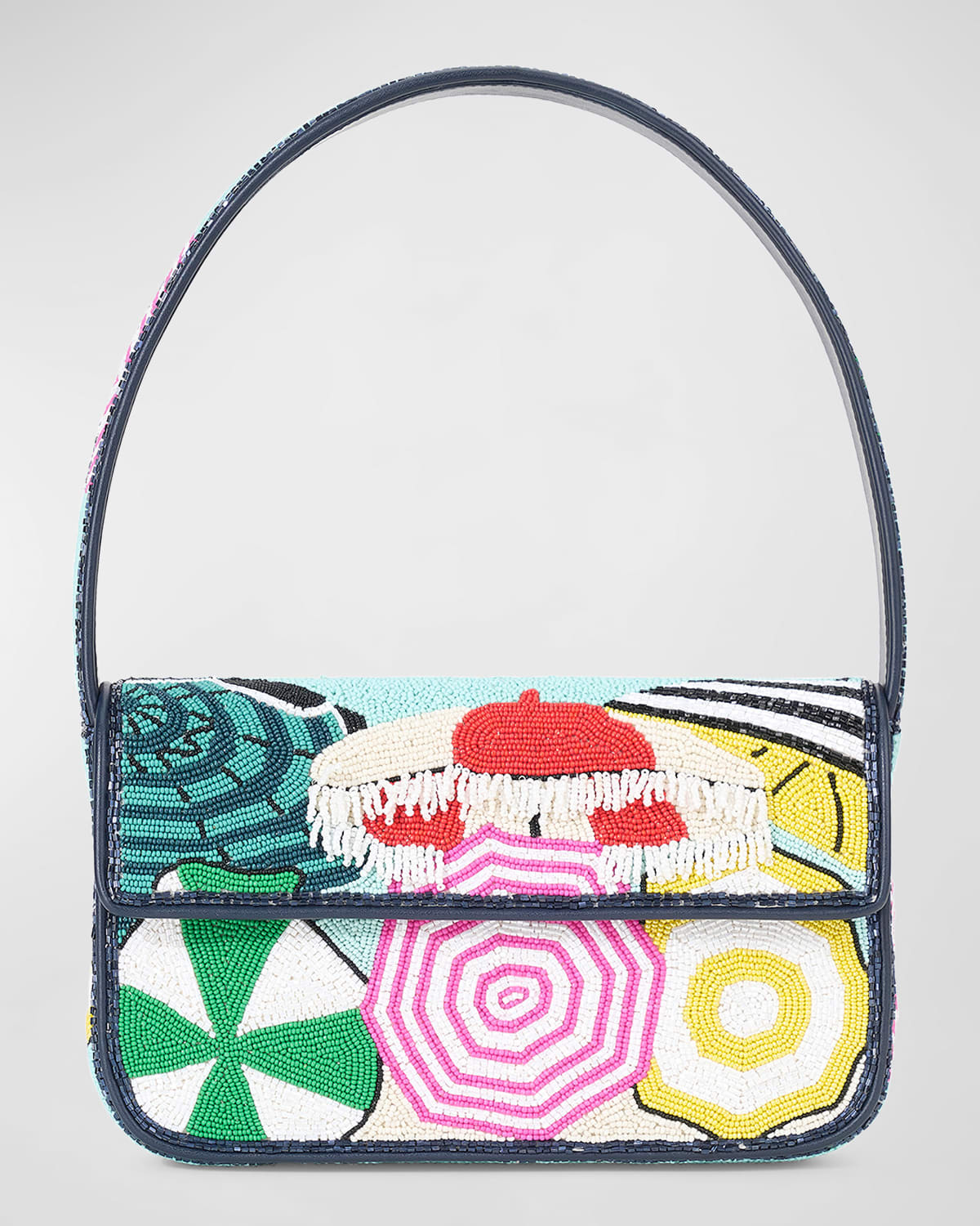 Tommy Beaded Shoulder Bag | Neiman Marcus