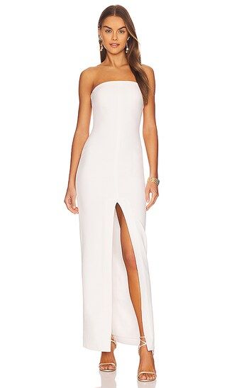 Bysha Maxi Dress in Cream | Revolve Clothing (Global)