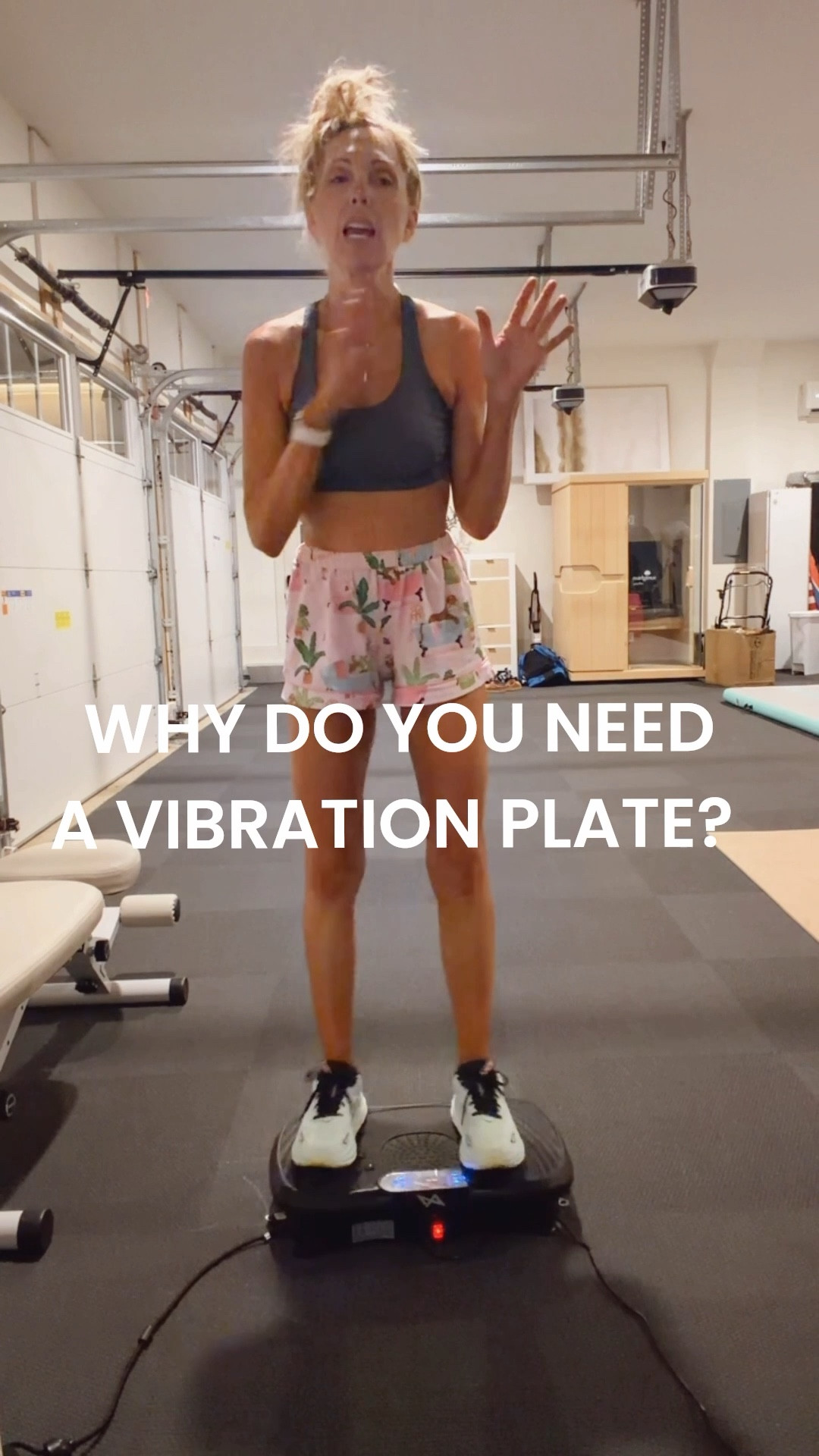 5 REASONS YOU NEED A VIBRATION PLATE .. and this one is under $100. 

1. Supports bone density by stimulating muscles and skeletal loading
2. Boosts circulation and lymphatic flow to reduce swelling
3. Helps digestion, and helps you poop,  by activating the core and gut
4. Improves balance and core stability through constant muscle engagement
5. Aids muscle recovery and reduces joint stiffness after long day

#LTKselfcare #LTKOver40 #LTKActive