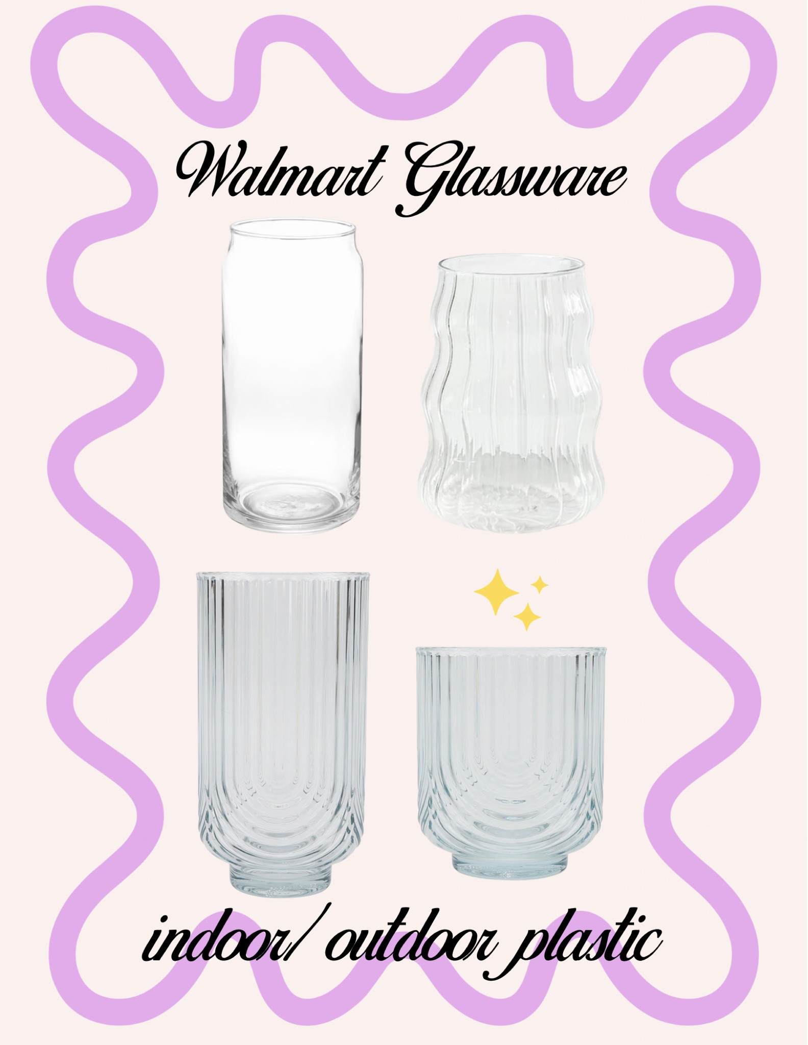 Affordable glassware and trendy outdoor plastic cups!! ✨🪼
All less than $3 !! They’re going quick! 

#glassware #ltkhome #homefinds #homebarfinds #barware 

#LTKxNSale #LTKFindsUnder50