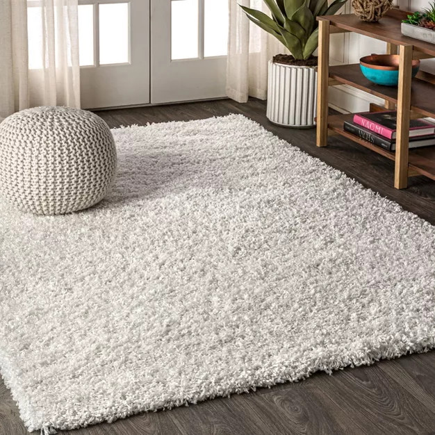 Mercer Shag Plush Tassel Moroccan Diamond Area Rug - JONATHAN Y | Target