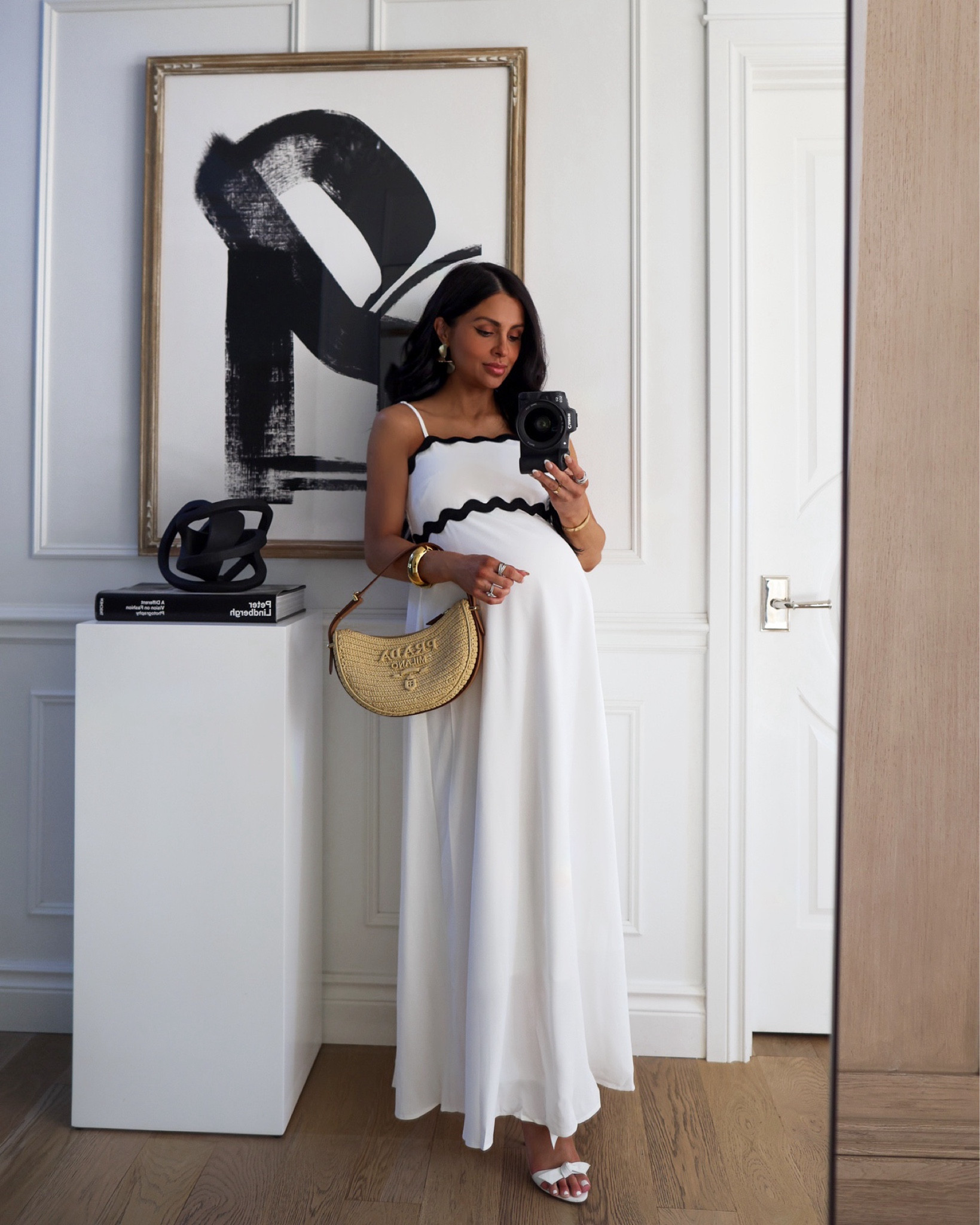 Amazon summer dress 
Bump friendly dress wearing a small
Prada raffia bag


#LTKFindsUnder50 #LTKBump #LTKFindsUnder100