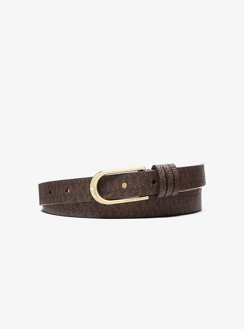 Signature Logo Skinny Belt | Michael Kors US