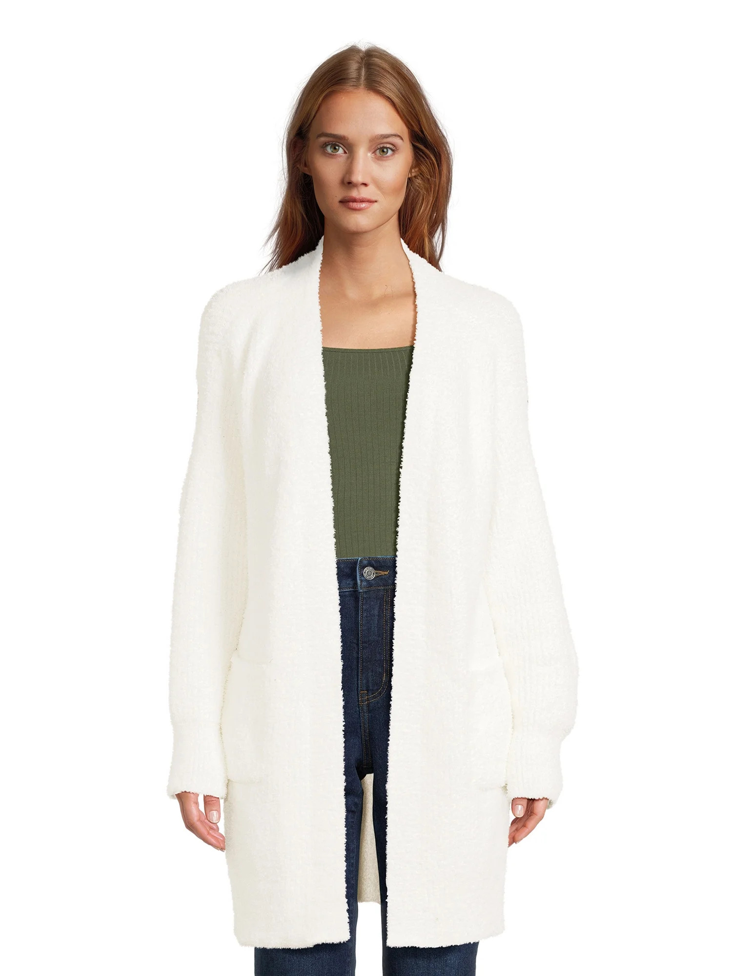 Time and Tru Women's Duster Cardigan Sweater, Midweight, Sizes XS-XXXL - Walmart.com | Walmart (US)