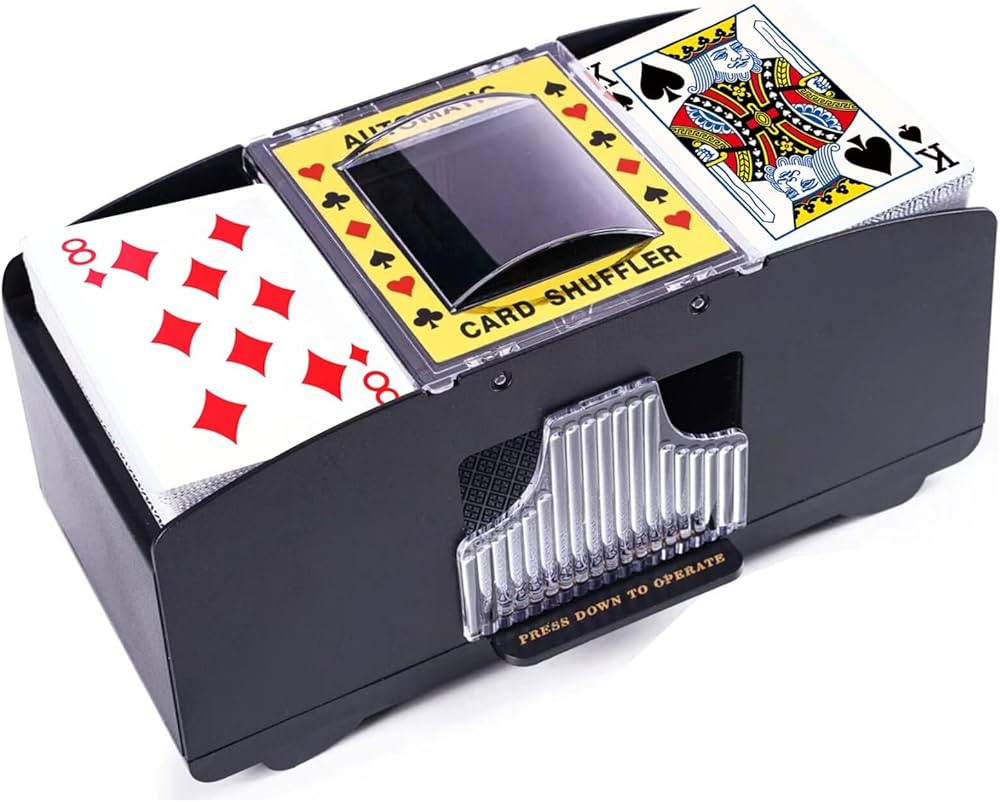 Automatic Card Shuffler, Battery Operated Card Dealer Machine, Electric Casino Card Shuffler for ... | Amazon (US)