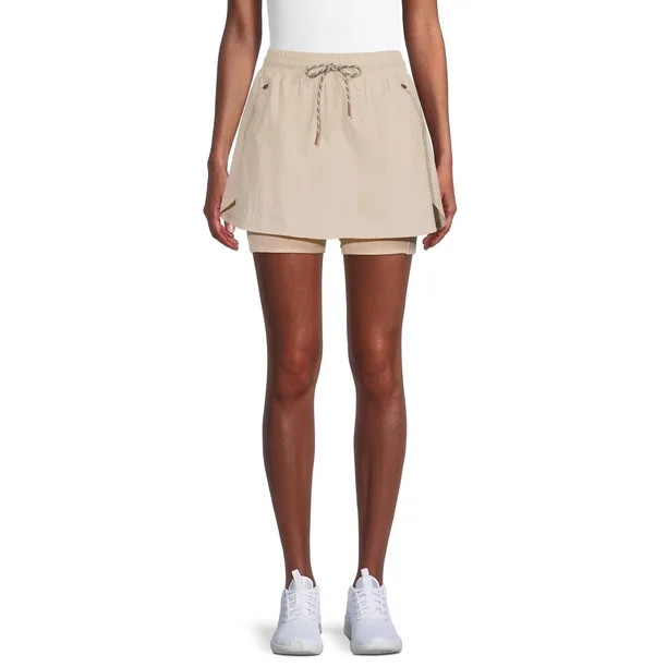 Avia Women's Hiking Skort With Drawstring | Walmart (US)