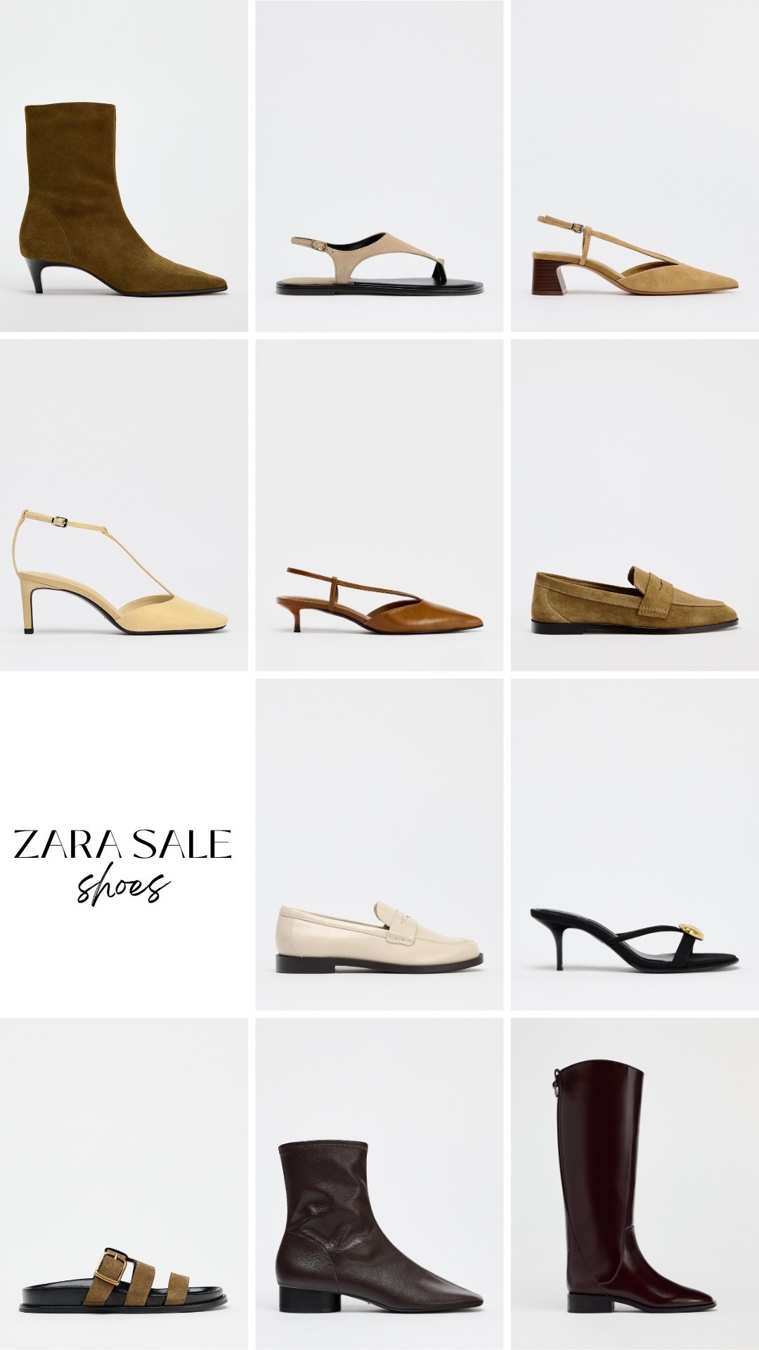 ZARA Sale! Load your carts now before it starts tonight! 

#LTKSaleAlert #LTKShoeCrush