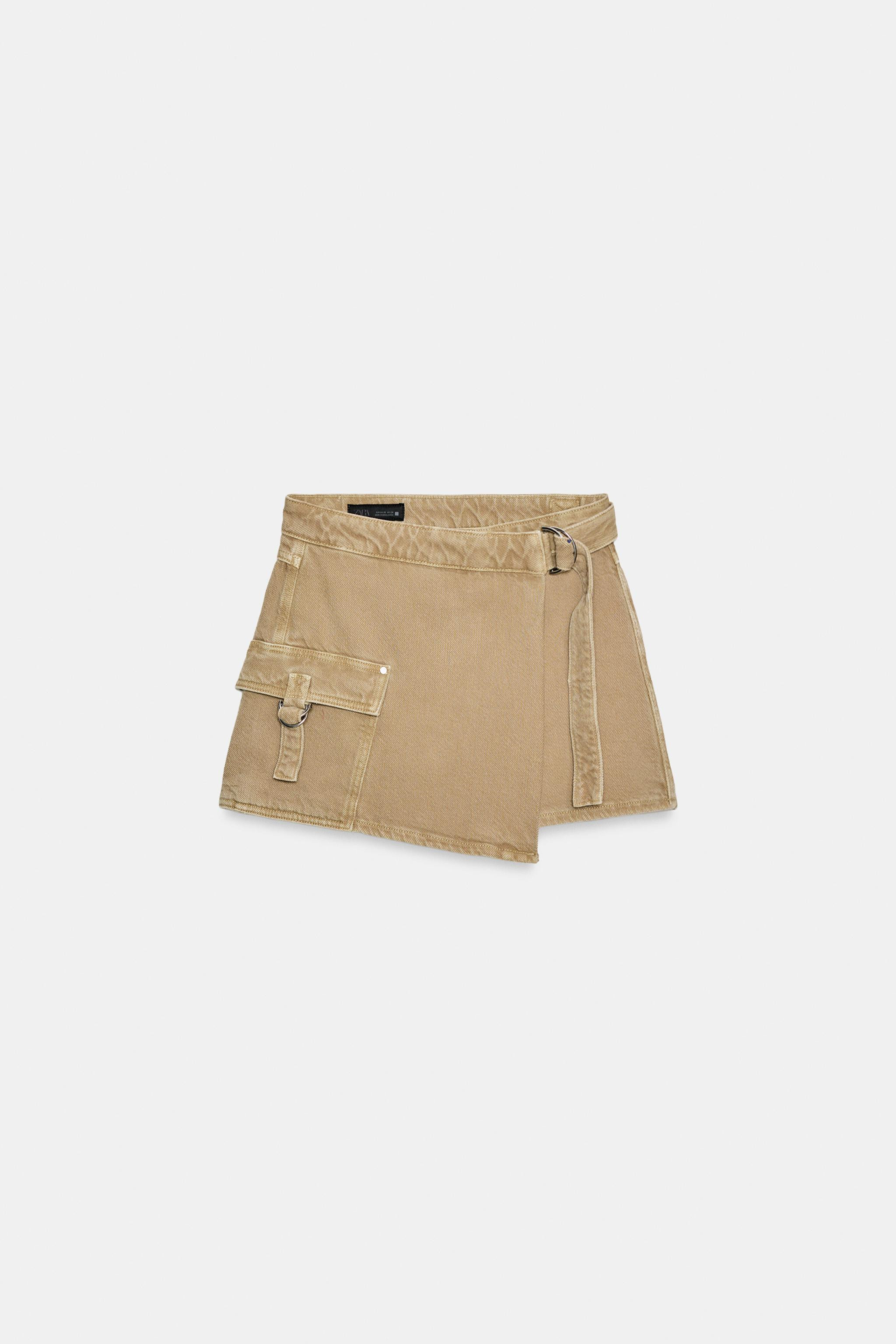 WRAP CARGO SKORT | Zara US