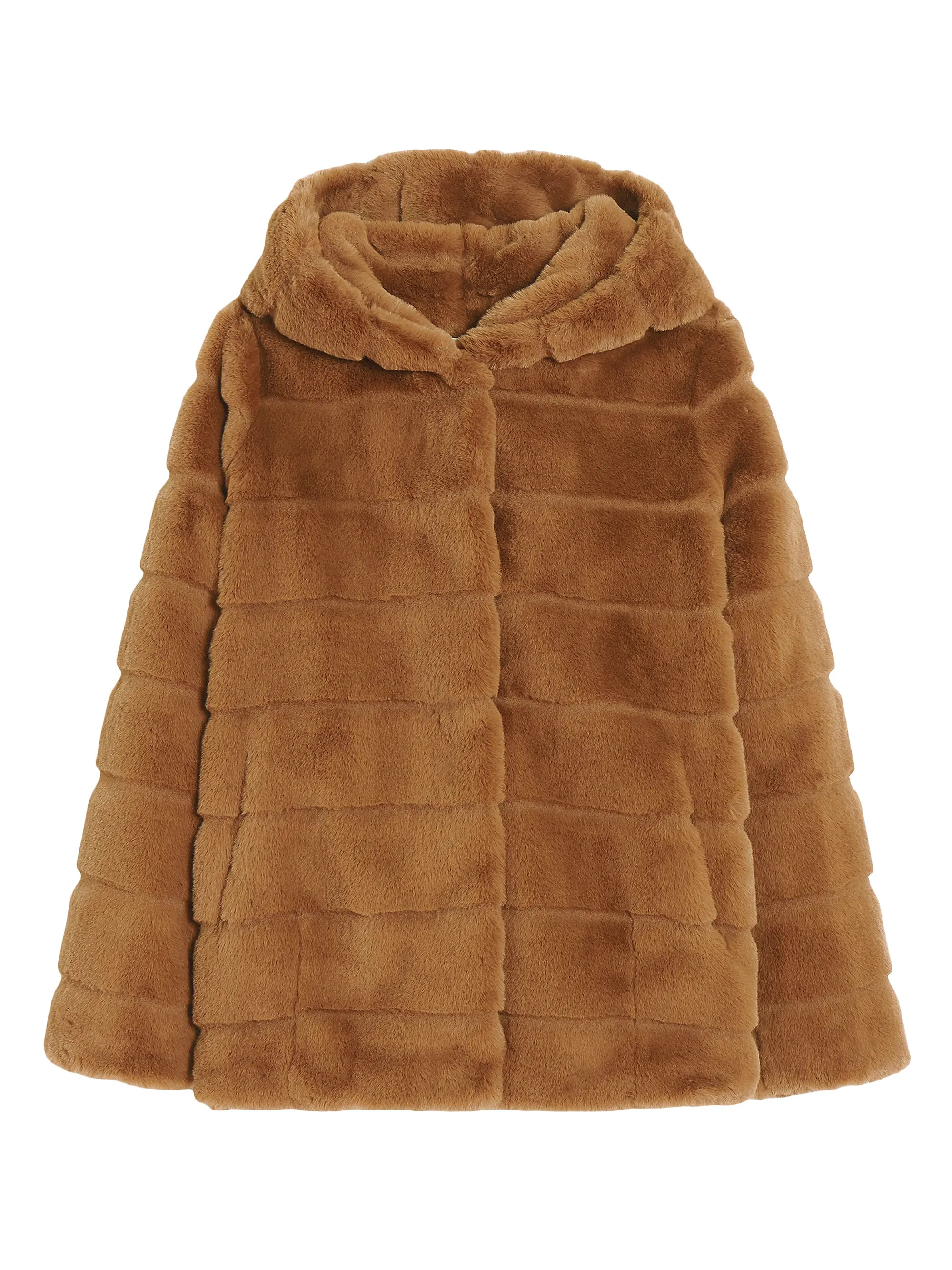 Goldy Faux-Fur Hooded Short Coat | Saks Fifth Avenue