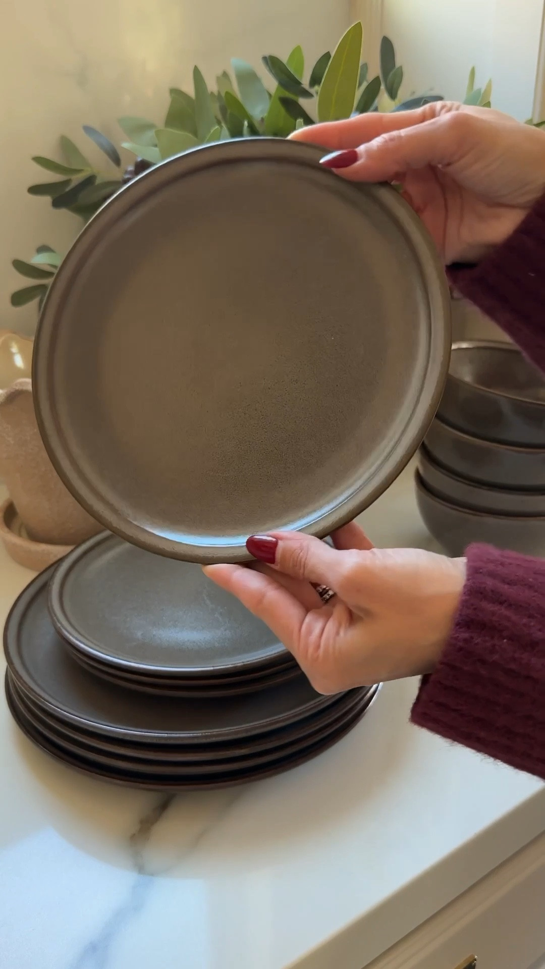 These moody brown stoneware plates bring an elevated, designer-inspired look to the table without the designer price. I love the warm, earthy tones for everyday dining, hosting, and layered tablescapes. Perfect for neutral homes, modern organic style, and cozy, collected spaces.

brown stoneware plates, neutral dinnerware, modern organic tableware, earthy table decor, moody table setting, everyday dinner plates, designer look for less, affordable dinnerware, hosting essentials, Walmart home finds, neutral home decor, tablescape ideas

#LTKHome #LTKstorytime