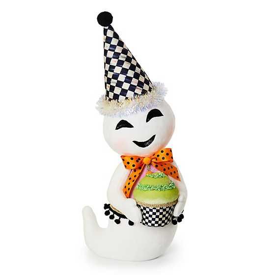 Trick or Treat Cupcake Ghost Figurine | MacKenzie-Childs