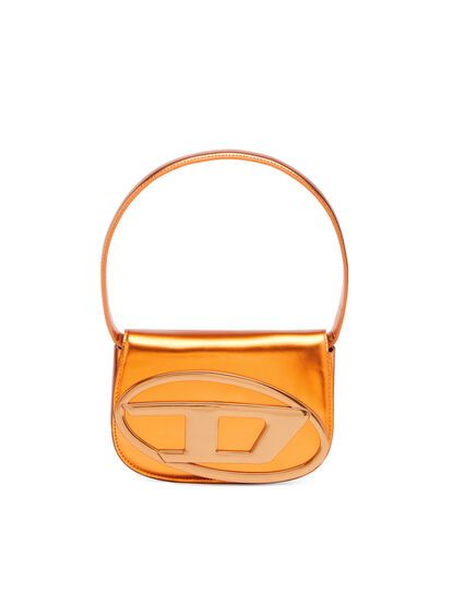 1DR - Iconic shoulder bag in mirrored leather | Diesel US