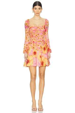 YAURA Molade Dress in Hibiscus from Revolve.com | Revolve Clothing (Global)