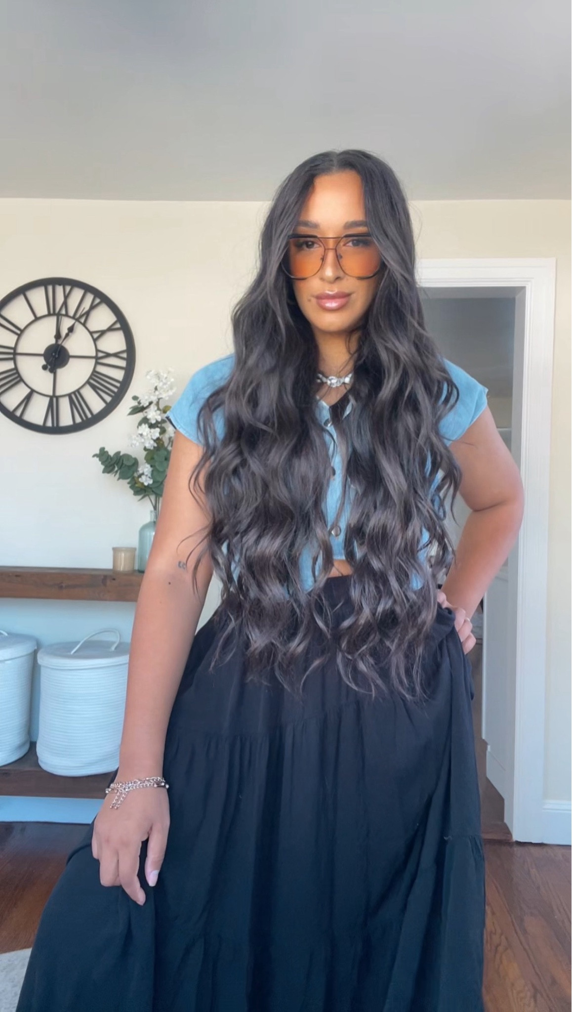 OOTD 
Also - now I know why all the girl are obsessed with this top! Stunning & comes in other gorgeous colors 😍

Top - L (normally a M and sizes up one for an oversized look)
Skirt - L (normally a M but wanted it a little loose)

#LTKFindsUnder50 #LTKStyleTip #LTKSeasonal