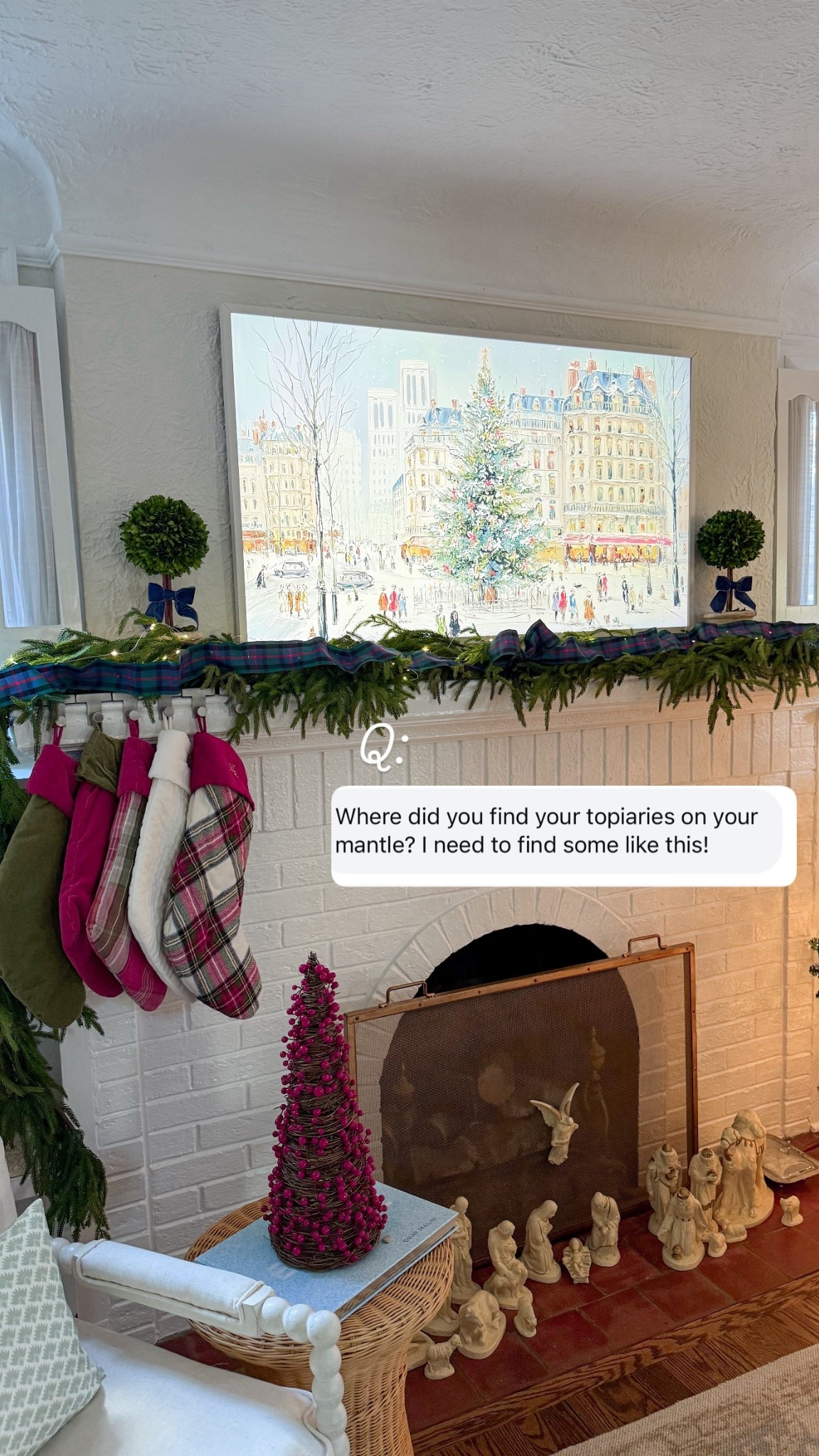 Christmas mantle decorations 

#LTKHoliday #LTKHome