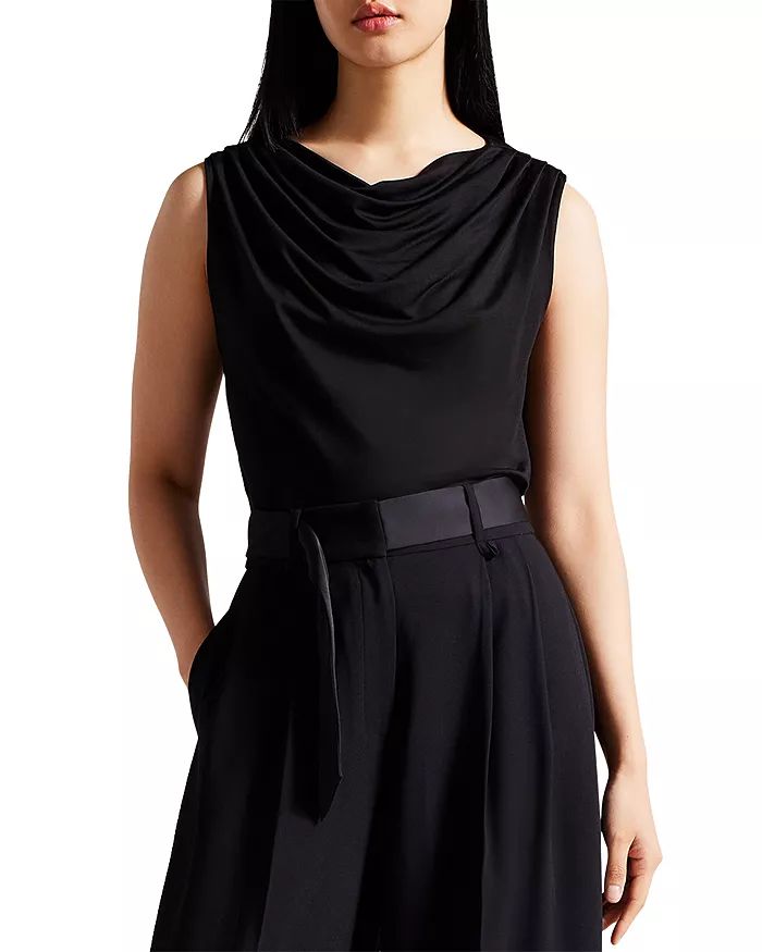 Margeta Circle Cut Draped Top | Bloomingdale's (US)