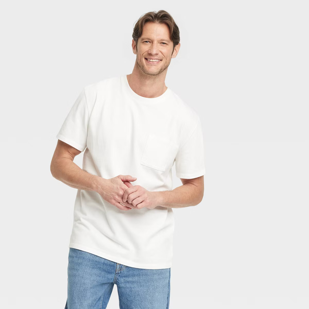 Men's Vintage Short Sleeve Pocket T-Shirt - Goodfellow & Co™ | Target