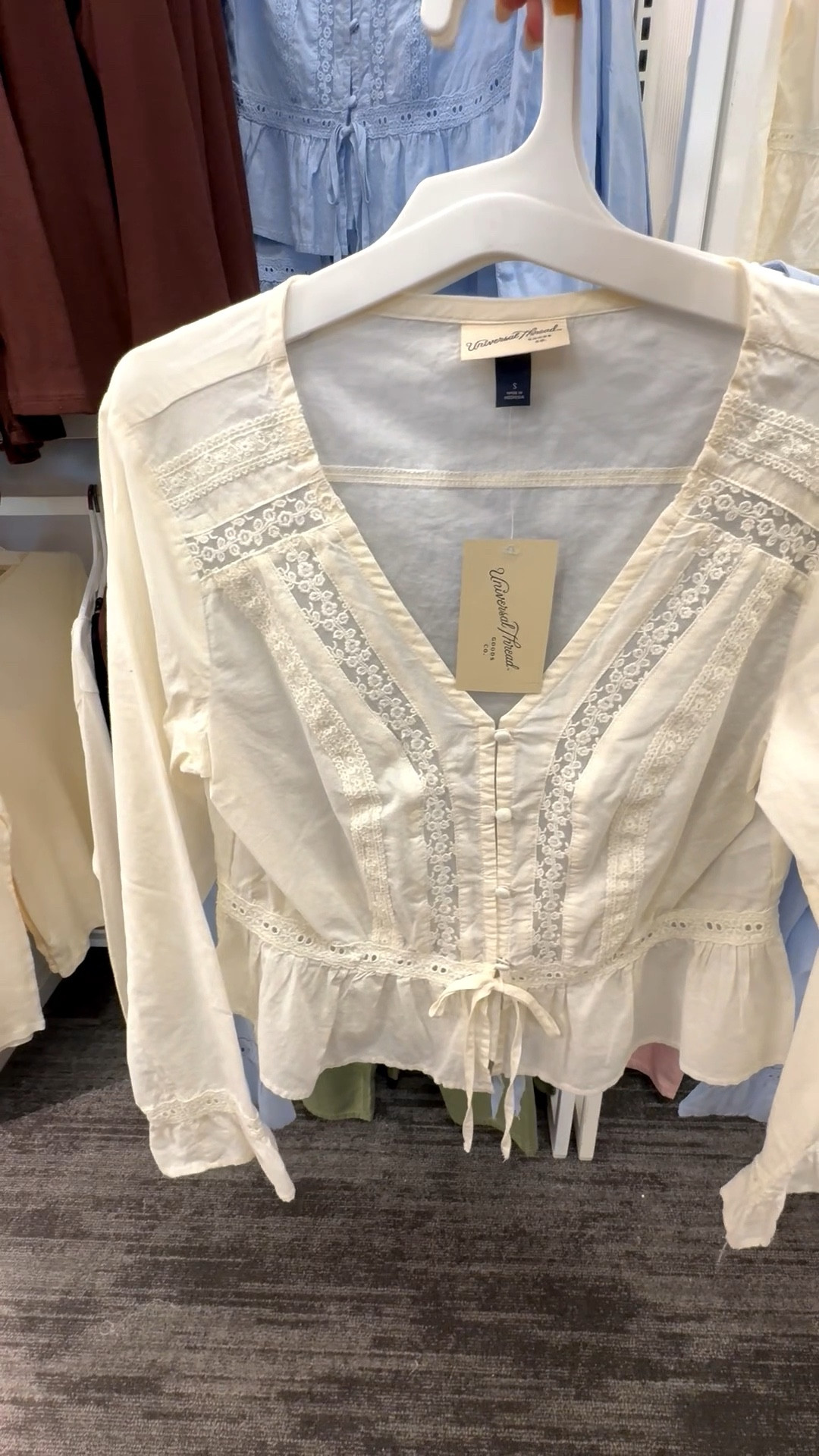 Target Lace Trim Blouse | Cream Blouse | Spring Style

#LTKFindsUnder100 #LTKSeasonal #LTKFindsUnder50