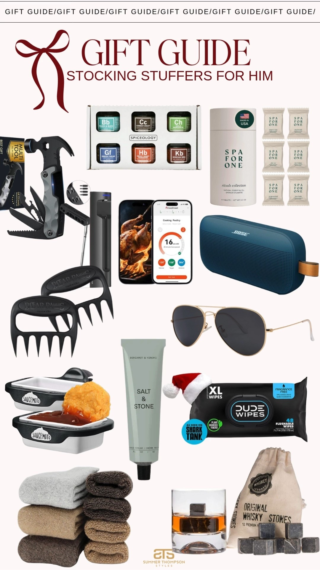 The best affordable and fun stocking stuffers for men! 

Gift guide. Gift idea. Stocking stuffers. Trending. Best sellers. Viral. Bluetooth speaker. Seasonings. Meat thermometer  

#LTKHoliday #LTKGiftGuide #LTKSeasonal