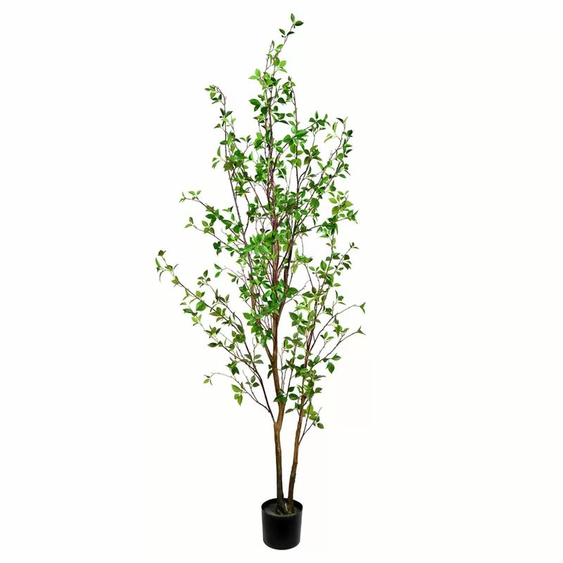 Artificial Baby Leaf Tree in Pot | Wayfair North America