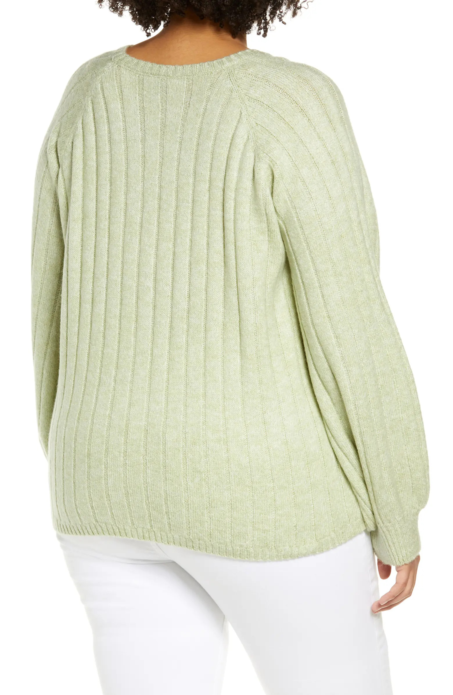 VERO MODA CURVE Kaylee V-Neck Sweater | Nordstrom | Nordstrom