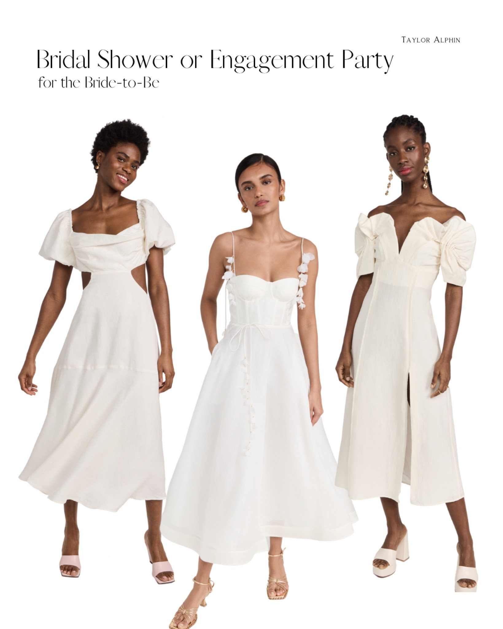 Dresses for the Bride-to-Be🤍

Personally, I think these would be perfect for a spring Engagement Party or Bridal Shower ✨✨

#WhiteDress #Bridal #Bride #Engagement #Vacation #Wedding #WeddingSeason #Event #Party #MidiDress #BridetoBe #Spring #SpringDresses 


#LTKSeasonal #LTKwedding #LTKstyletip