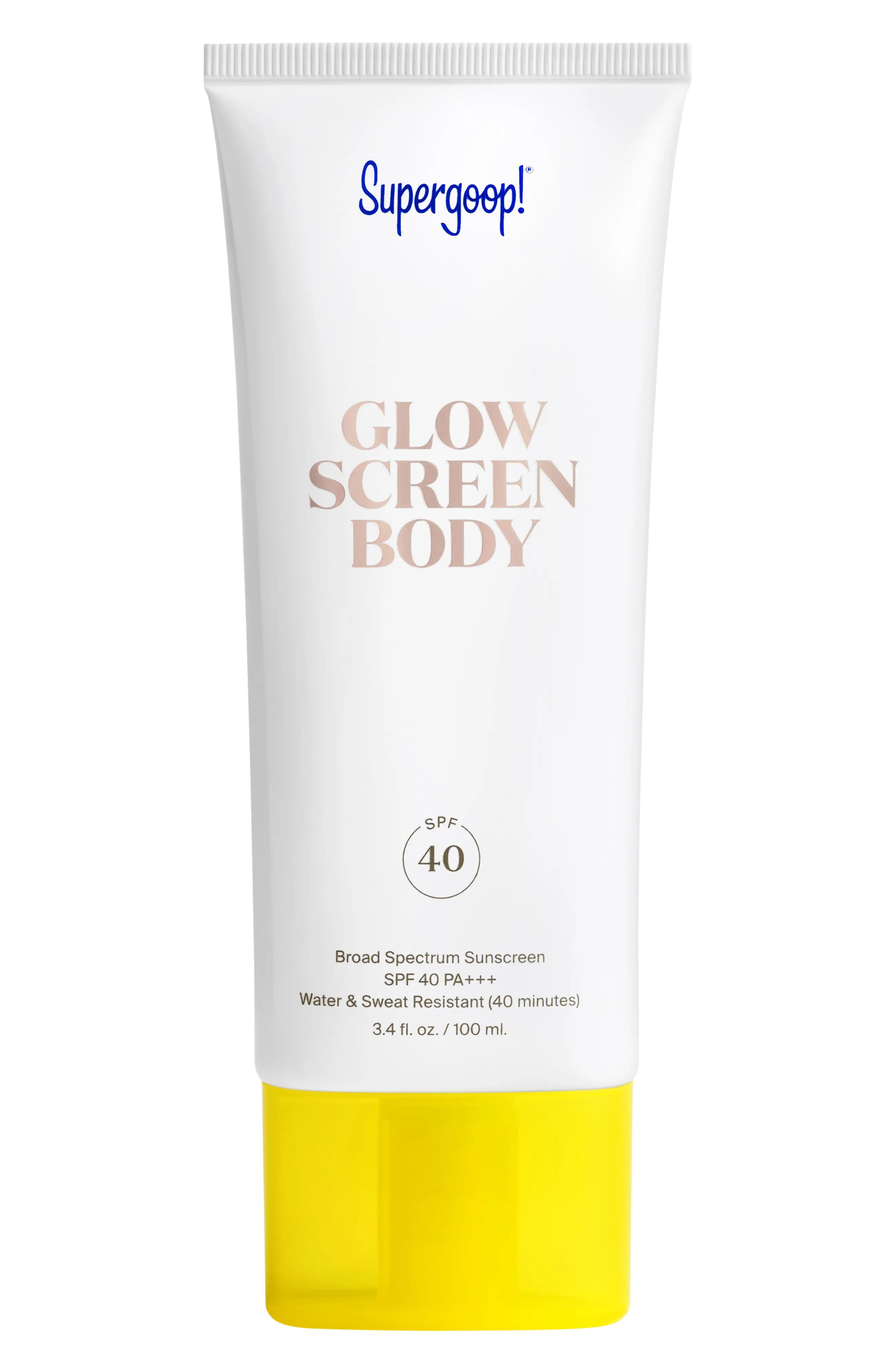 Supergoop!(R) Supergoop! Glowscreen Body SPF 40 Body Lotion at Nordstrom, Size 3.4 Oz | Nordstrom