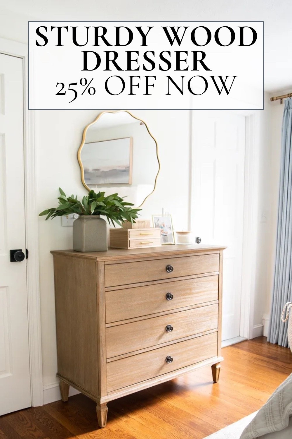 Four day flash sale for 25% off this wood dresser! One of my favorite furniture pieces.

#LTKHome #LTKSaleAlert