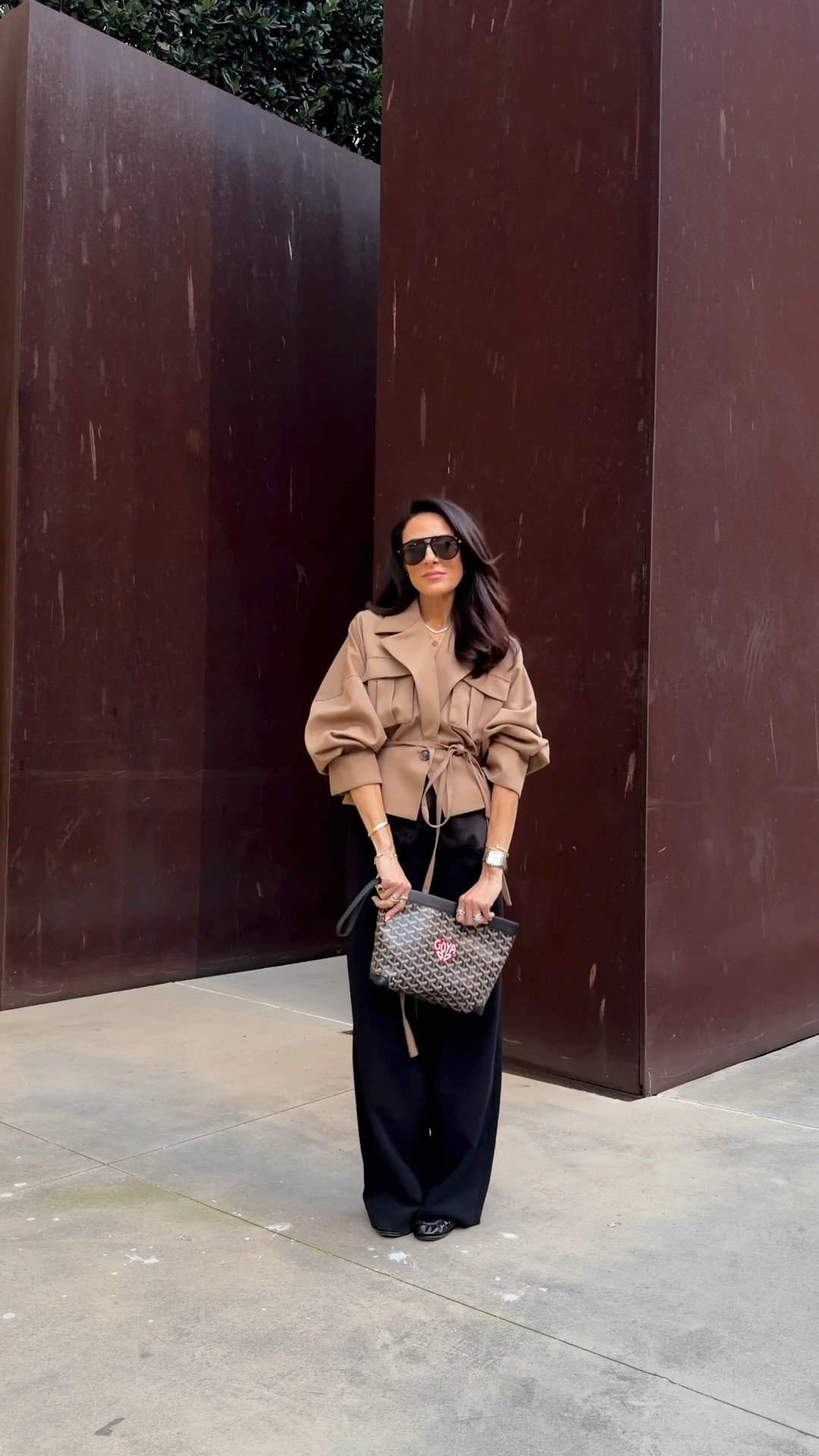 Momma finally decided to get dressed and this trench is perfection! Size down, trench runs big wearing an XXS pants tts use CODE: TAKE20 for Electric Picks Jewelry 
CODE: 15LUCY for Thatch

#LTKSeasonal #LTKOver40