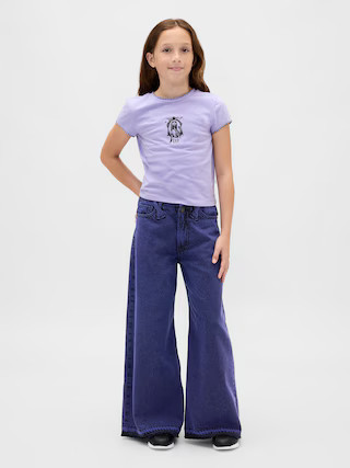 Gap × Disney Tim Burton’s The Nightmare Before Christmas Kids Mid Rise Baggy Jeans | Gap (US)