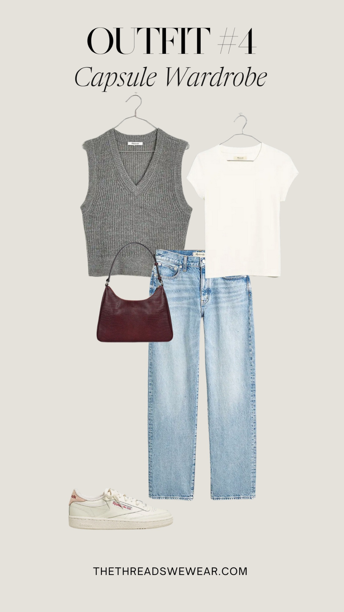 Outfit #4: Madewell 12 piece capsule 
20% off below

#LTKxMadewell #LTKstyletip #LTKsalealert