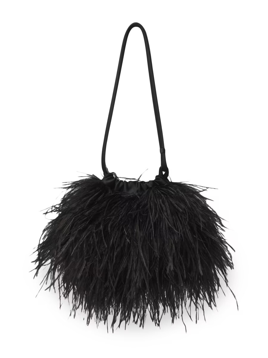 Janie Feathered Shoulder Bag | Saks Fifth Avenue