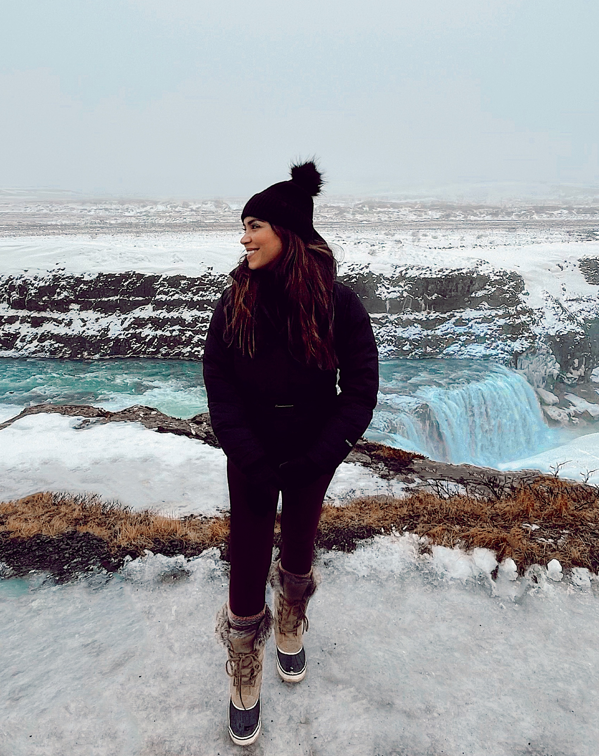 Travel outfit 
Winter outfit  
Fleece lined leggings 
Heated gloves
Snow boots
Black Pom beanie 



#LTKstyletip #LTKtravel