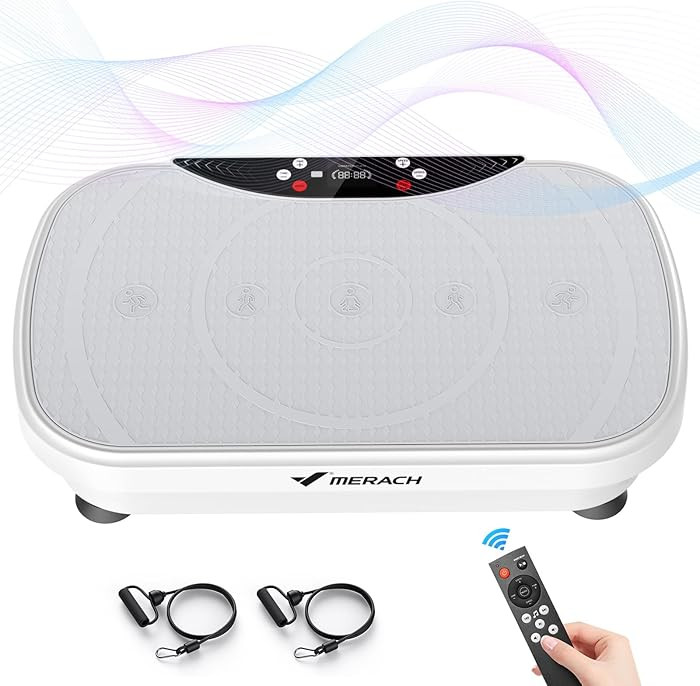MERACH Vibration Plate Exercise Machine, Vibration Plate for Lymphatic Drainage Weight Loss, Vibr... | Amazon (US)