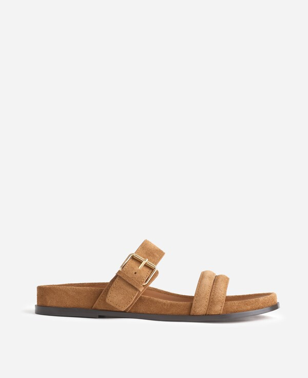 The Dara Double-Strap Slide Sandal | Madewell