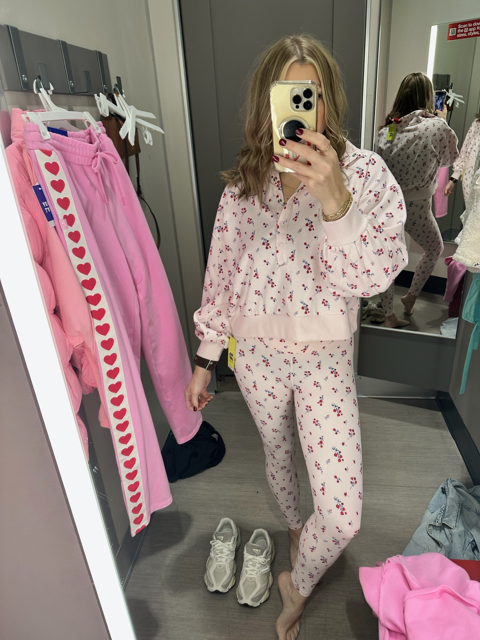 This floral loungewear set from Target is one of those cozy finds you'll actually want to wear all day. Super soft, flattering, and perfect for school drop-off, lounging at home, or a quick coffee run! Target floral loungewear, women's lounge set, cozy matching set, cute pajamas, affordable loungewear, everyday mom outfit, comfortable mom style, busy mom style, boy mom fashion, Target finds, spring loungewear, Savannahkk

#LTKFindsUnder50 #LTKActive