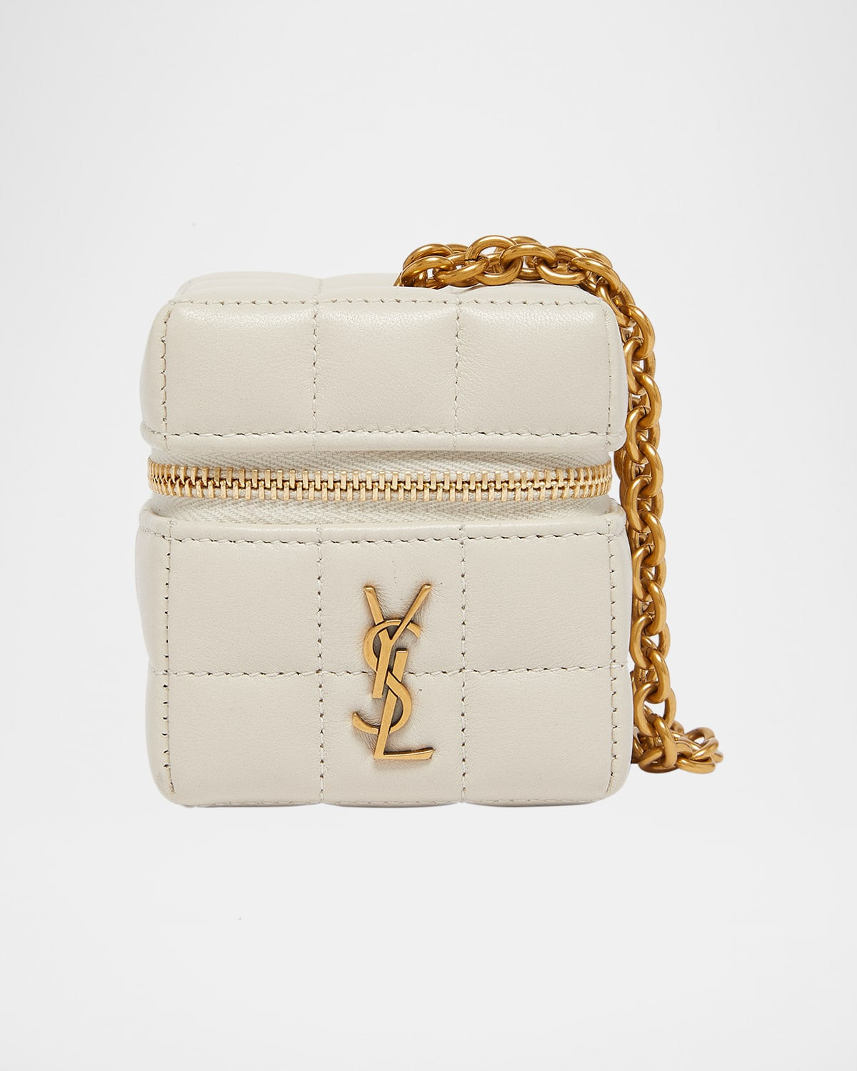 Mini YSL Cube Leather Top-Handle Bag | Neiman Marcus