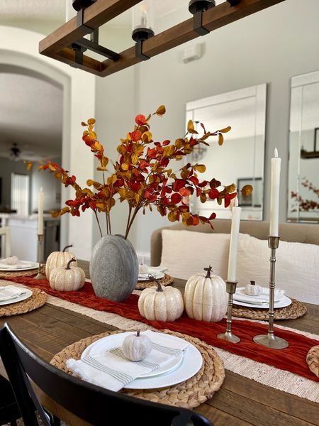 fall tablescape 🍂
finds linked below 🕯️

#LTKFind #LTKhome #LTKSeasonal