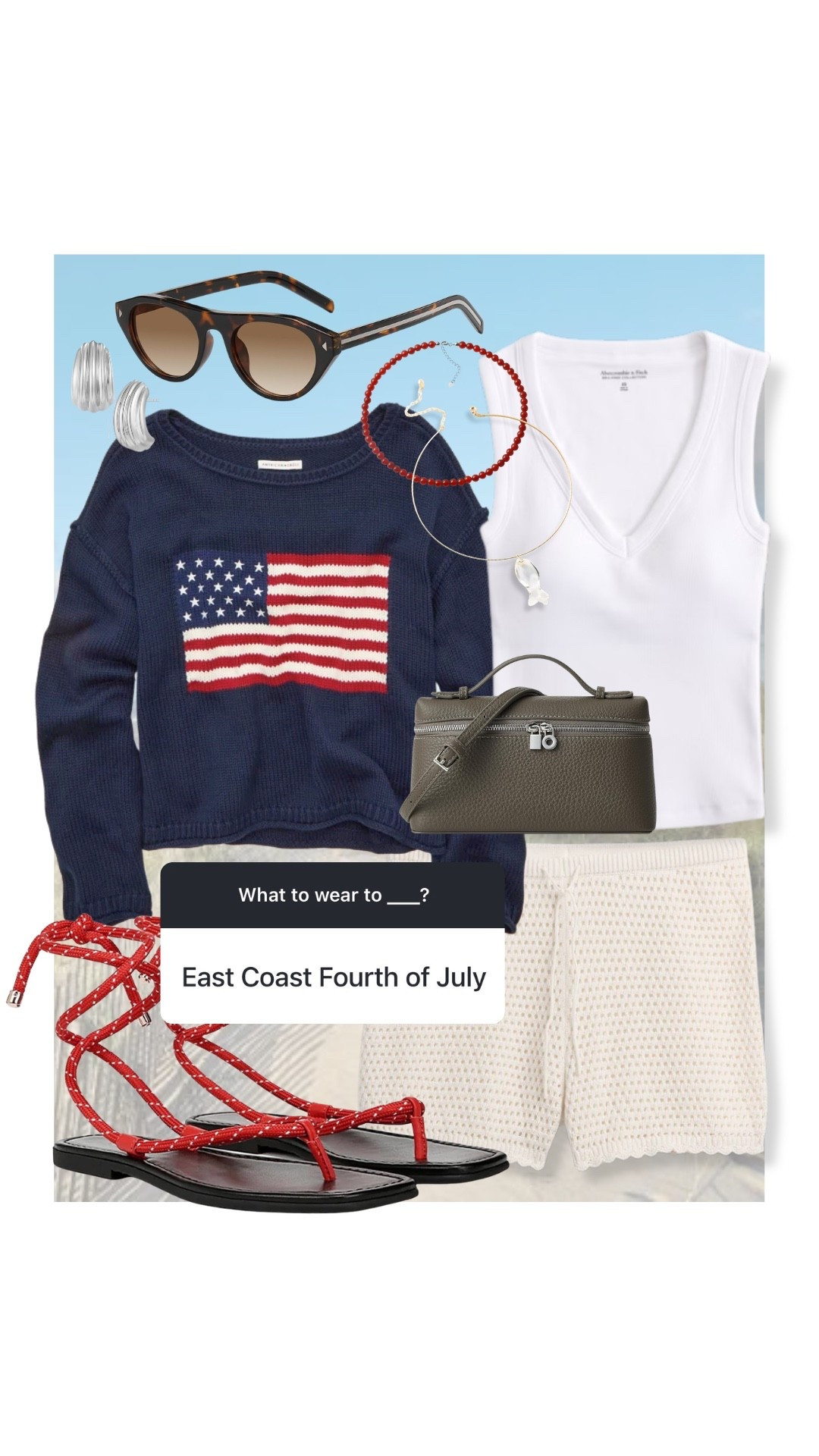 What to wear for an east coast 4th of July! #kathleenpost

Hamptons chic outfit, 4th of July fireworks outfit, 4th of July bonfire outfit
