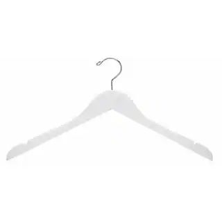 Only Hangers White Wood Hangers 25-Pack | The Home Depot