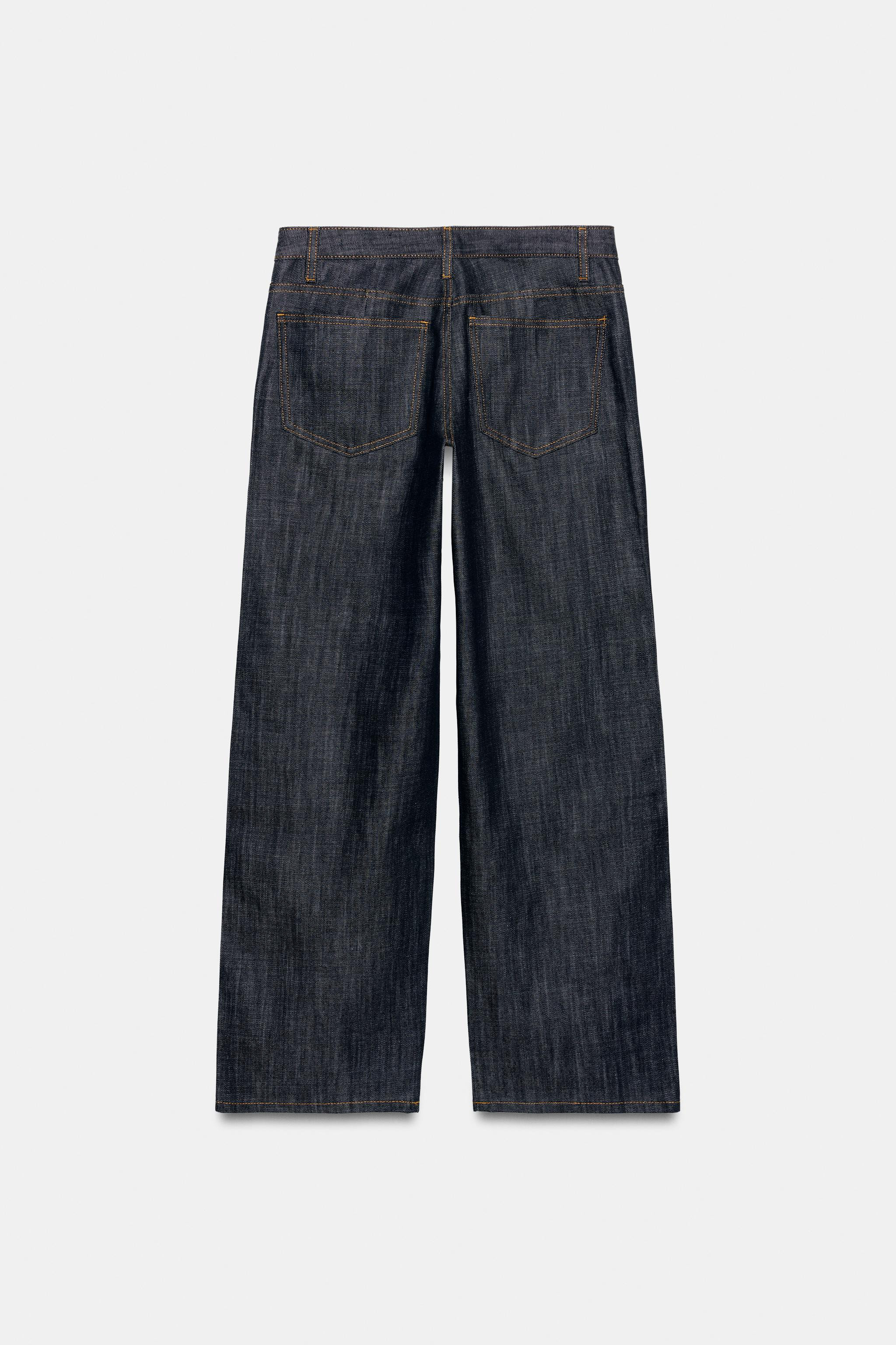 ZW COLLECTION MID-RISE SELVEDGE JEANS | Zara US