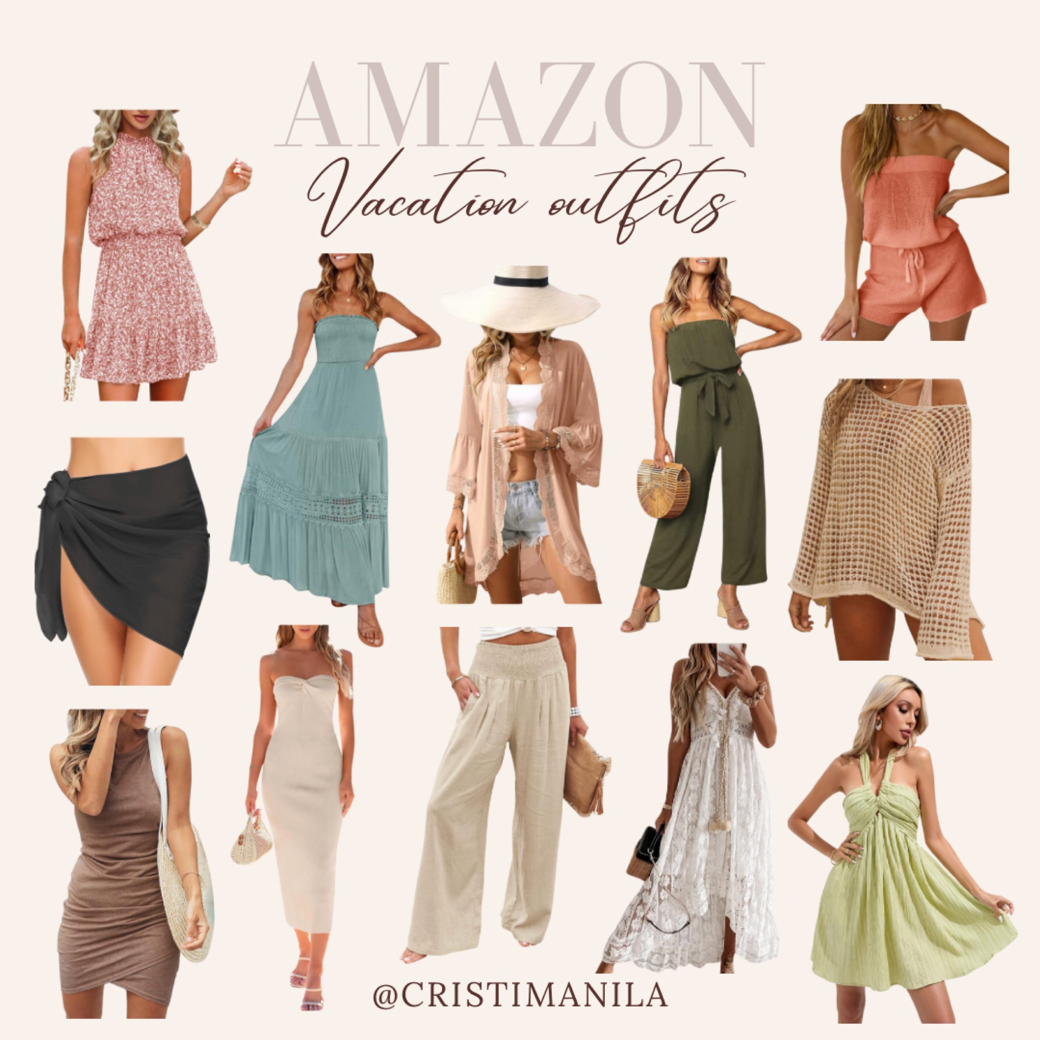 Vacation outfit ideas! Can't go wrong with a dress or anything comfy and loose on vacation! 

#LTKtravel #LTKSeasonal #LTKstyletip