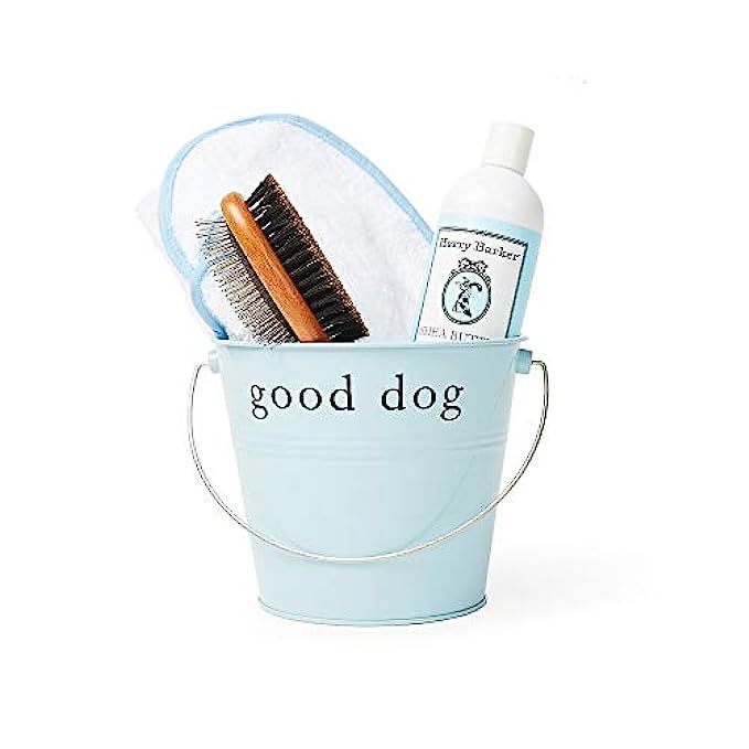 Harry Barker Dog Spa Day Gift Set Includes 100% Cotton Terry Cloth Robe, Bamboo Brush, Shea Butter S | Amazon (US)