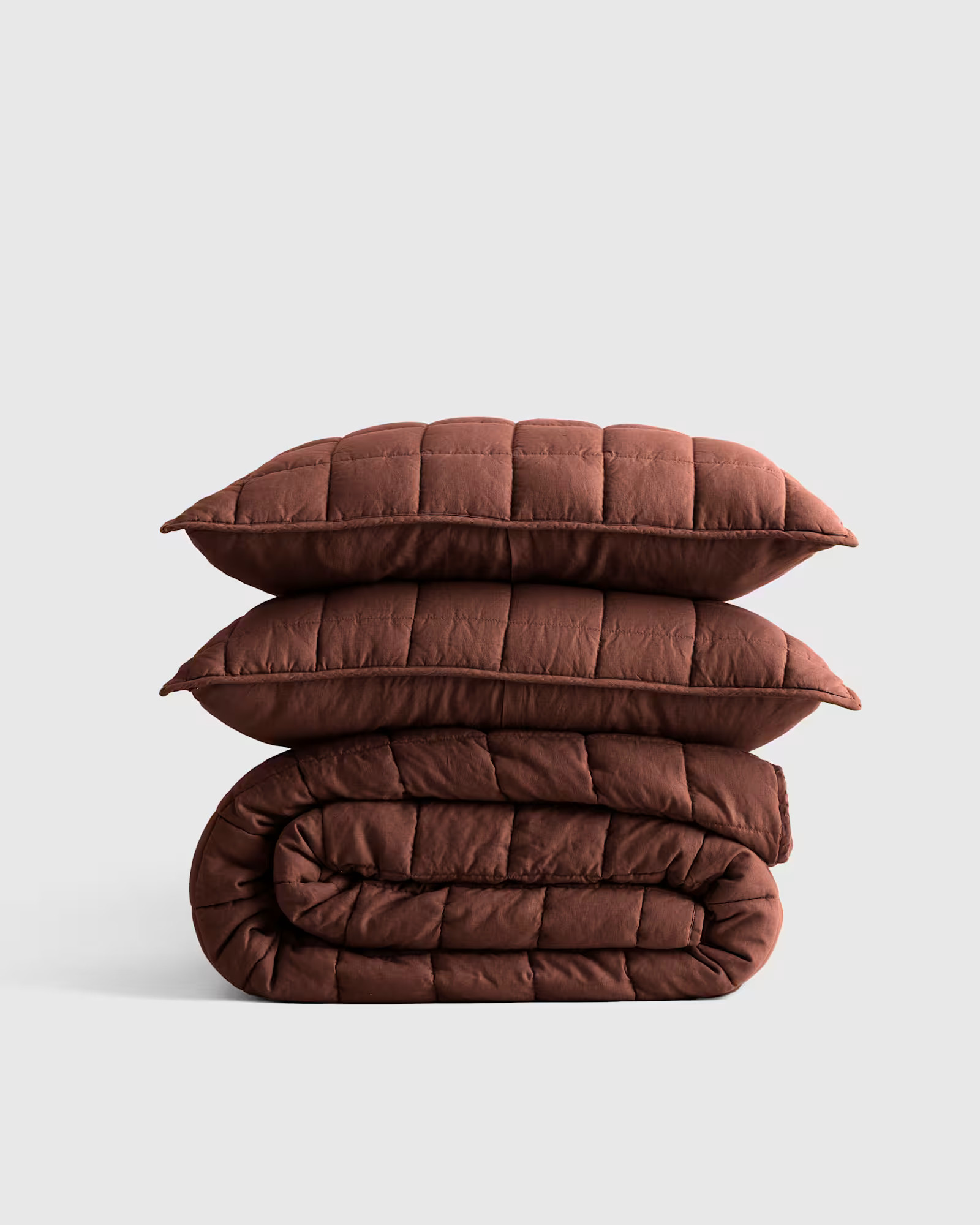 European Linen Box Quilt Set | Quince