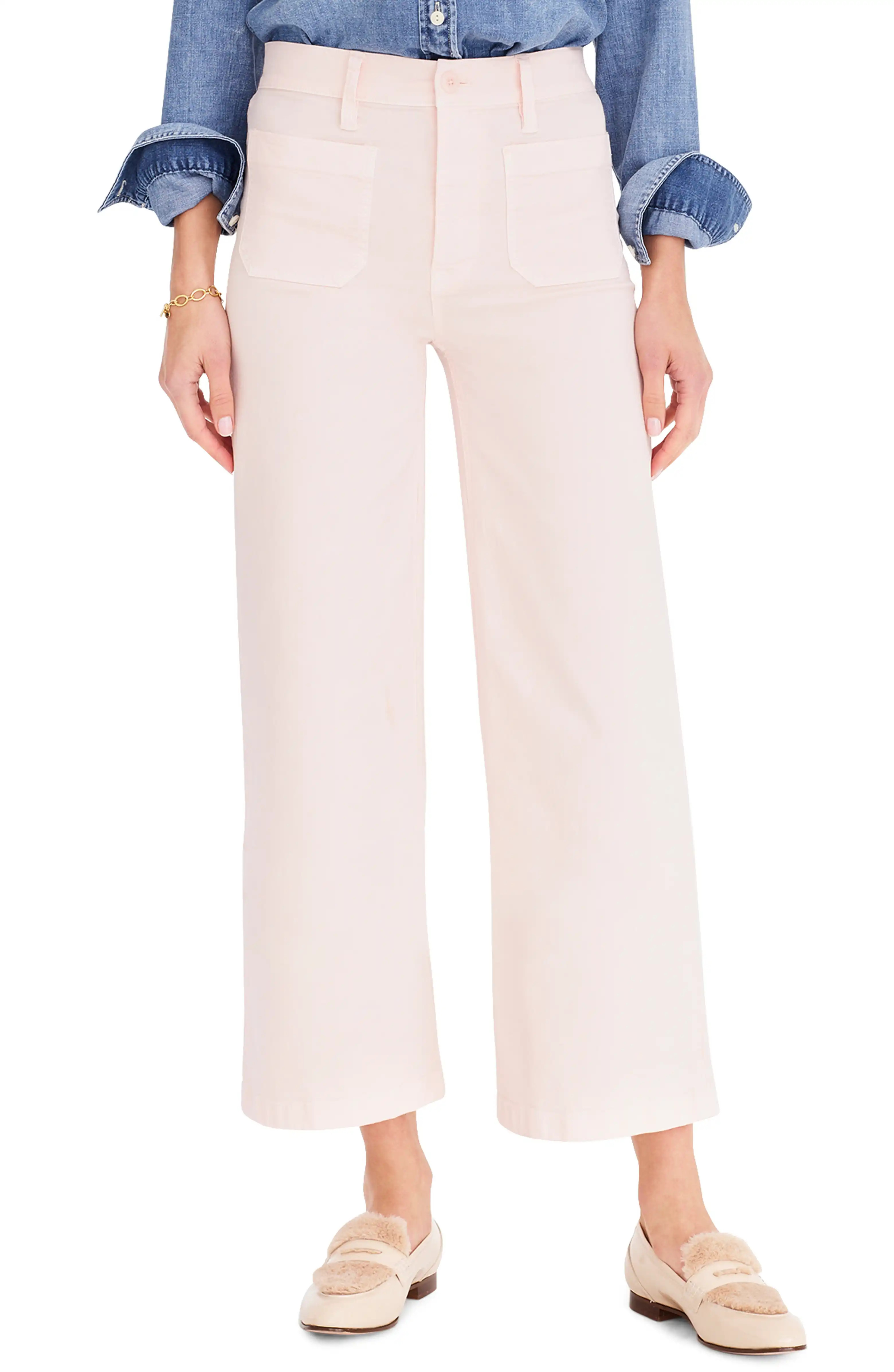 Point Sur Washed Wide Leg Crop Pants | Nordstrom