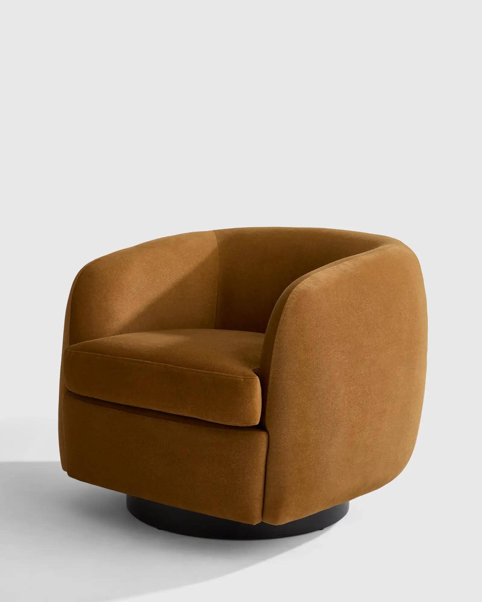 Performance Velvet Swivel Chair | Quince